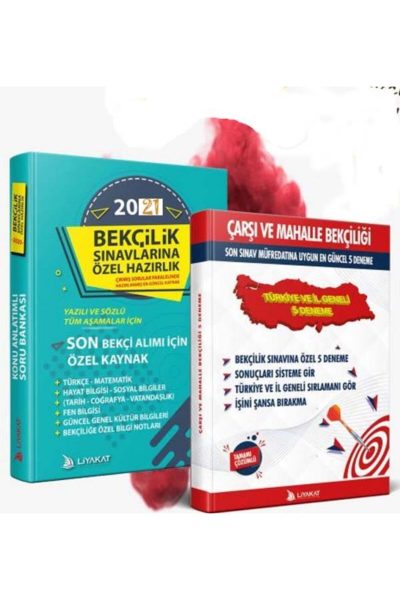 2021 Bekçilik Sınavı 2 Li Bekçilik Konu Anlatım Ve Soru Bankası+5 Türkiye Genel Deneme
